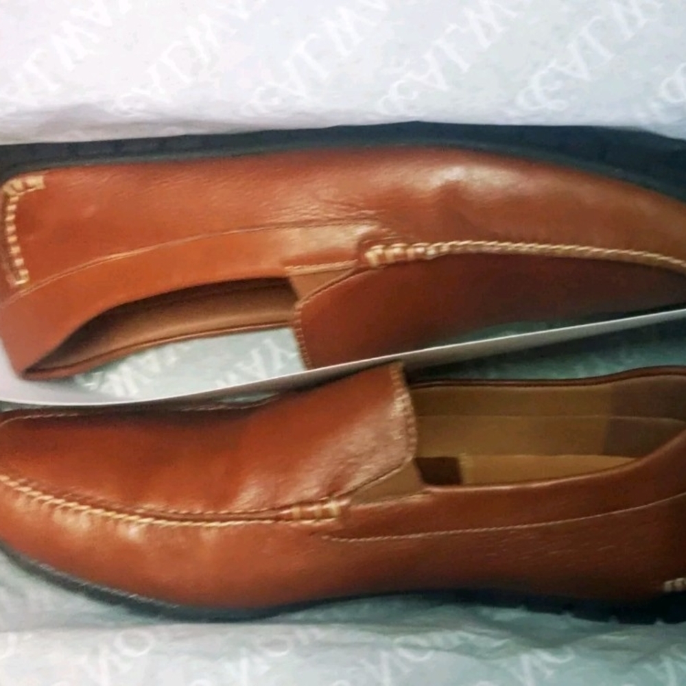 Johnston & Murphy Brown Leather Loafers Slip-On